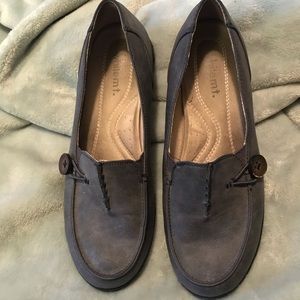 Blue loafers